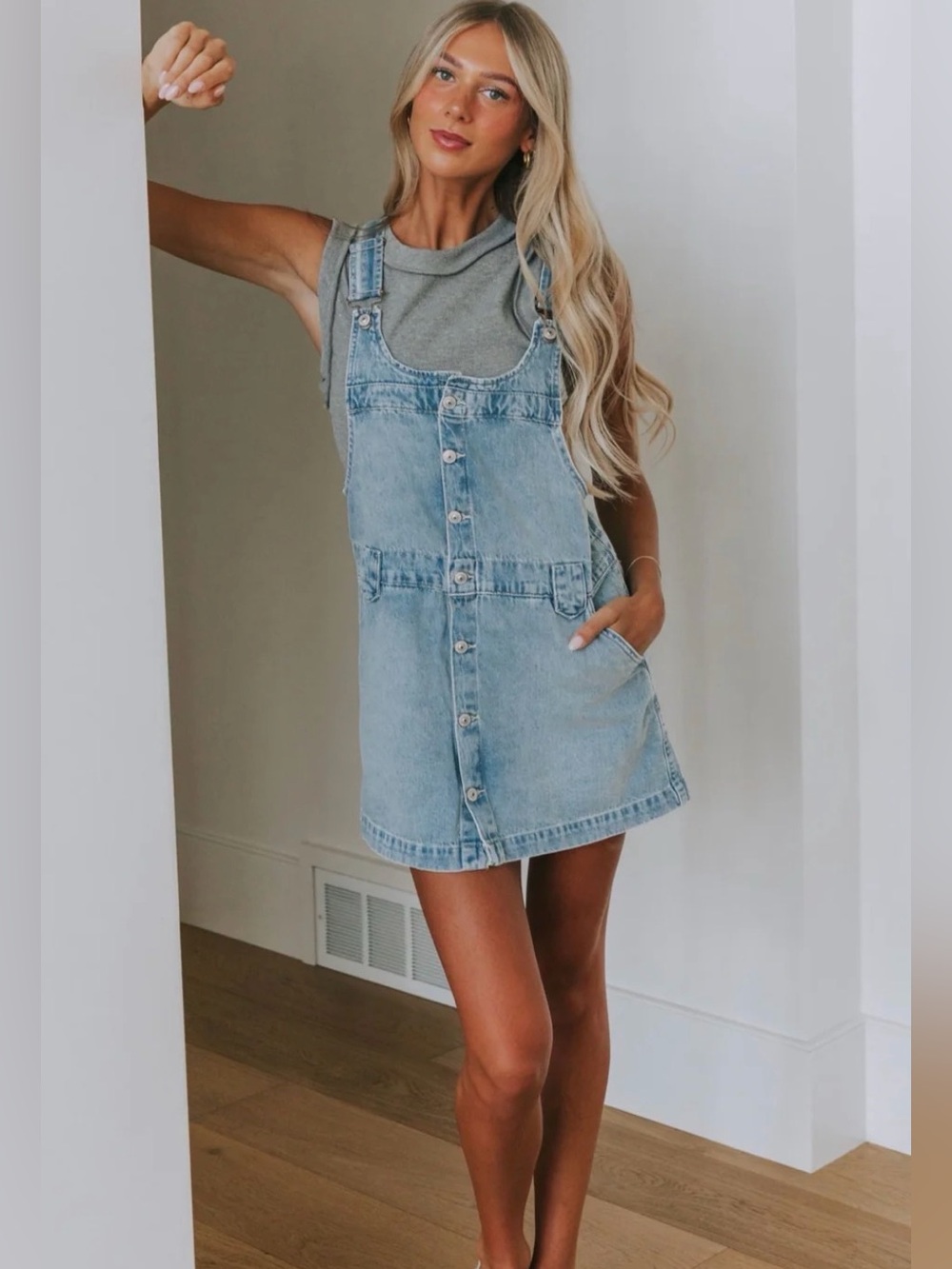 FREE PEOPLE - EDIE DENIM SKIRTALL medium
